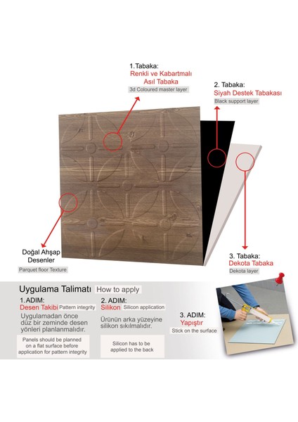3 Boyutlu Duvar Paneli Kabartmalı Geometrik Yuvarlak Desen Pvc 41X41 Cm/ 6 Adet /1 M² Antik modelleri
