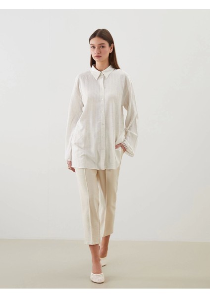 Lcw Modest Bej Beli Lastikli Havuç Kesim Kadın Pantolon