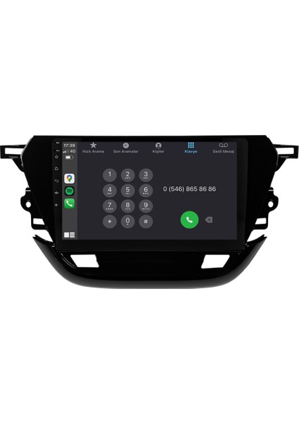 Opel Corsa F Android Multimedya Sistemi (2019-2022) CRV-4825XR modelleri