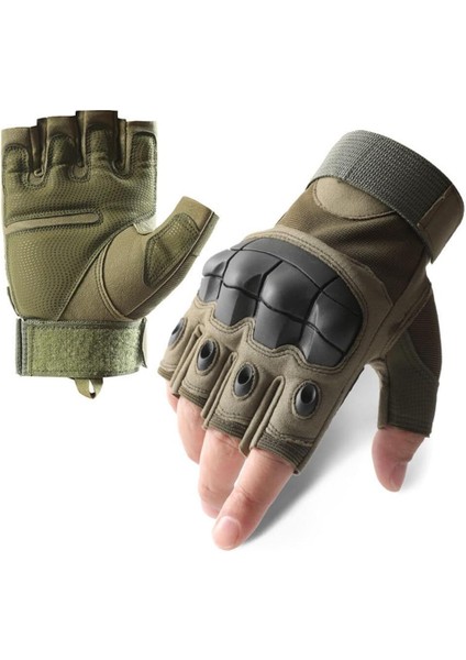 Taktik Yarım Parmak Eldiven – Sert Dizlik Koruma, Nefes Alabilir Kumaş, Outdoor & Spor Kullanım Için modelleri
