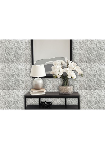 3 Boyutlu Duvar Paneli Kabartmalı Kılçık Desen Pvc 41X41 Cm/ 6 Adet /1 M² Mermer indirimleri
