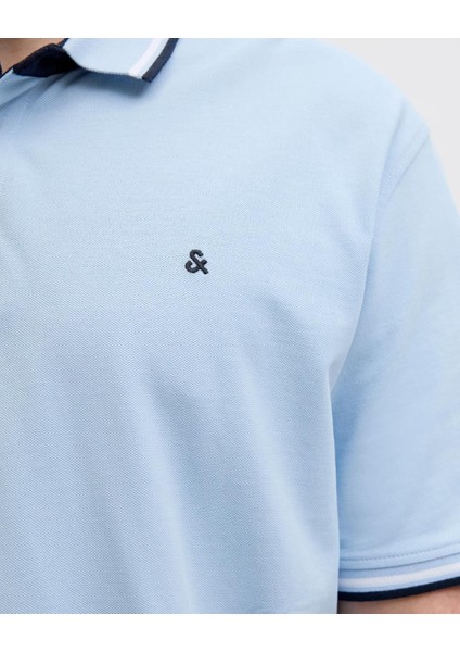 Jack&jones 12143859 Jjepaulos Polo Yaka Noos Battal Buyuk Beden Kısa Kol Tshırt modelleri