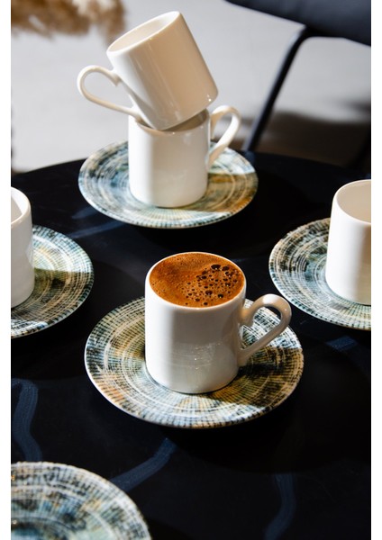 Soil 12 Parça 6 Kişilik Kahve Fincan Takımı 100ML fırsatları