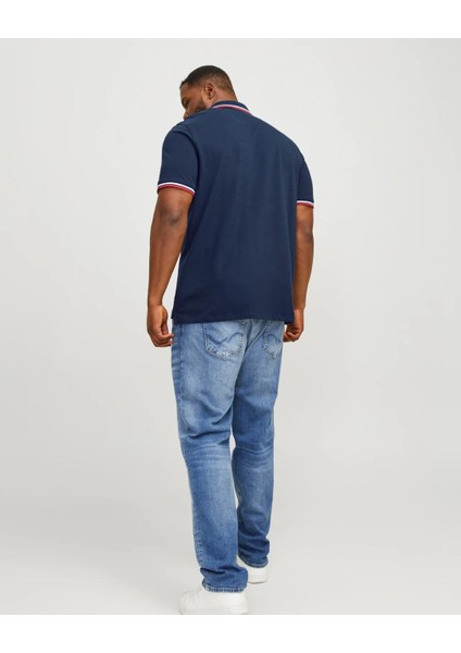 Jack&jones 12143859 Jjepaulos Polo Yaka Noos Battal Buyuk Beden Kısa Kol Tshırt fiyatları