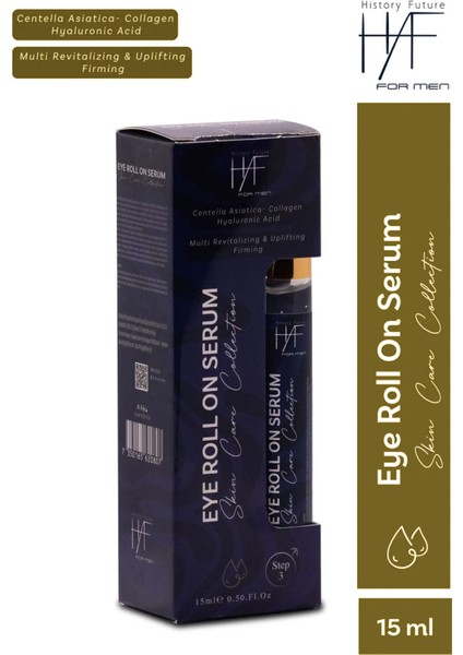 Erkeklere Özel Göz Roll-On Serumu ve Koyu Halkalara Karşı Etkili Hızlı Emilim 15ML