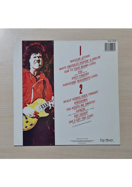 Gary Moore - White Knuckles - 1985 - Dönem Baskı Plak - Longplay - Lp fiyatları