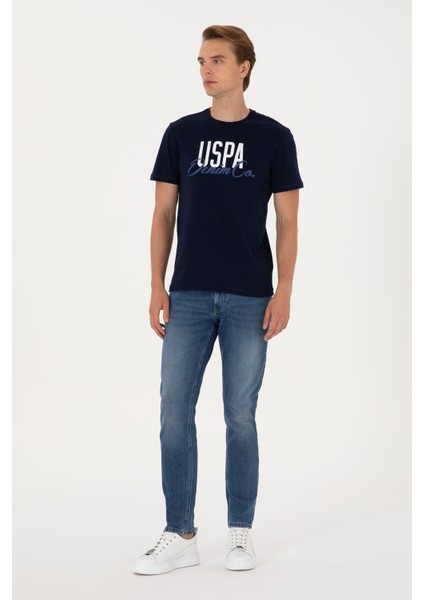 Erkek Lacivert Tişört 50306923-VR033 fırsatları