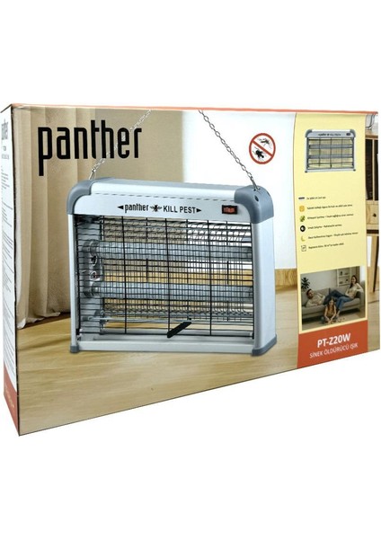 PT-Z20W Elektrikli Uv LED Sinek Öldürücü Işık Zincirli Askılı 38 cm modelleri