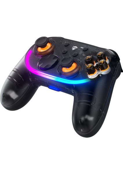 S3 Dual-Mode Hall Effect Nfc Siyah Rgb Charging Dock Gamepad
