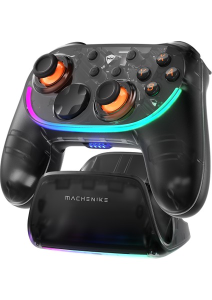 S3 Dual-Mode Hall Effect Nfc Siyah Rgb Charging Dock Gamepad fırsatları