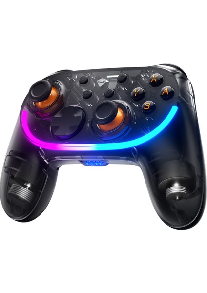 S3 Dual-Mode Hall Effect Nfc Siyah Rgb Charging Dock Gamepad