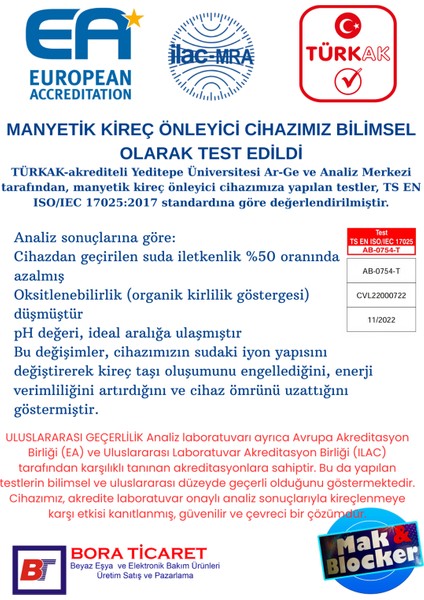 Manyetik Kireç Önleyici modelleri