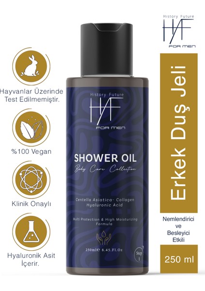 Erkeklere Özel Nemlendirici Etkili Besleyici Duş Jeli 250 ml