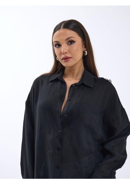Ipeksi 7399 Gömlek-Siyah