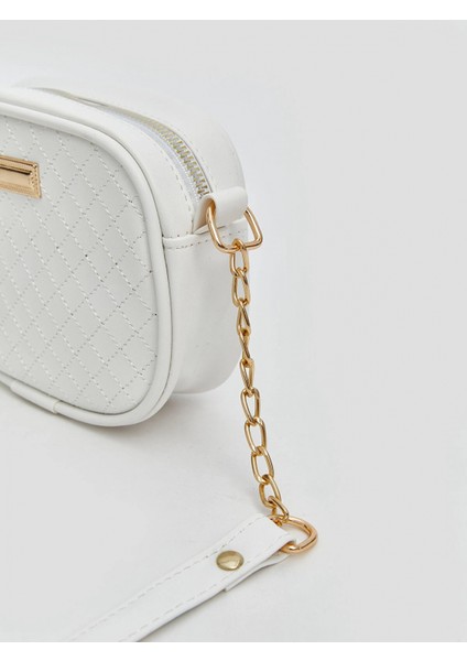 Lcw Accessorıes Beyaz Deri Görünümlü Kız Çocuk Omuz Çantası modelleri