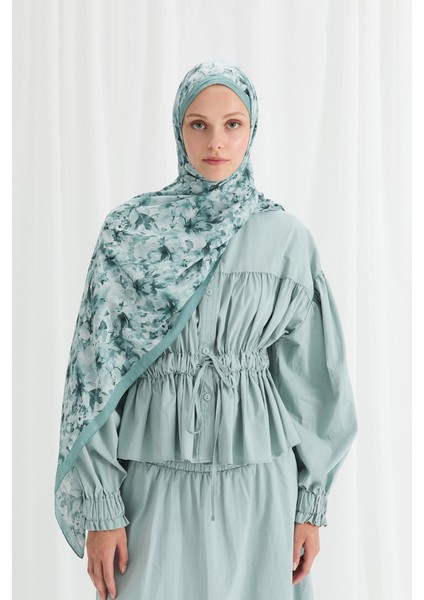 Olivia Kraş Şal - Mint