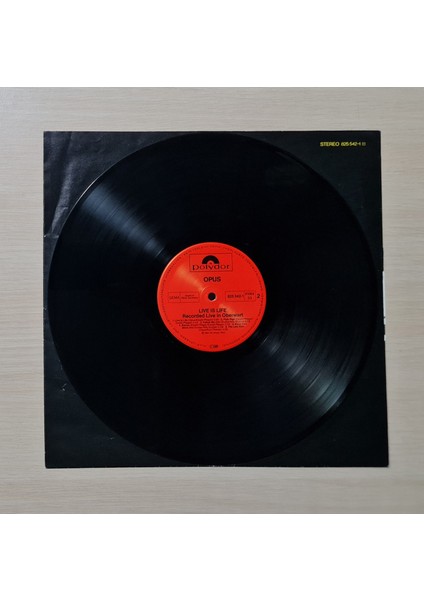- Live Is Life - 1984 - Dönem Baskı Plak - Longplay - Lp modelleri
