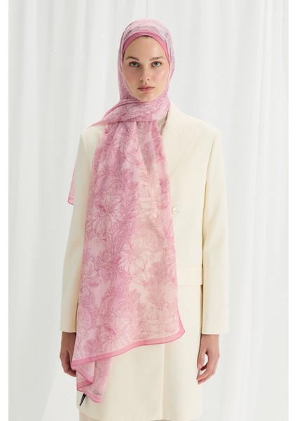 Viena Ipek Krep Şal - Şeker Pembe