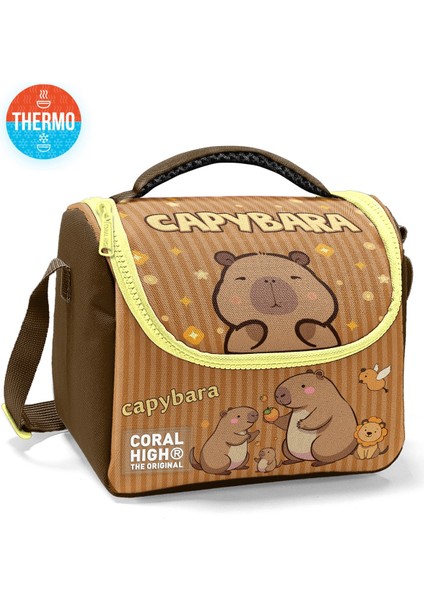 Kids Kapibara Desenli Thermo Beslenme Çantası 11799