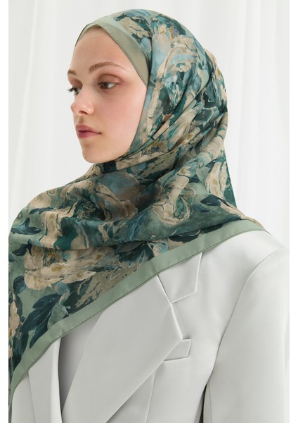 Aura Ipek Krep Şal - Mint modelleri