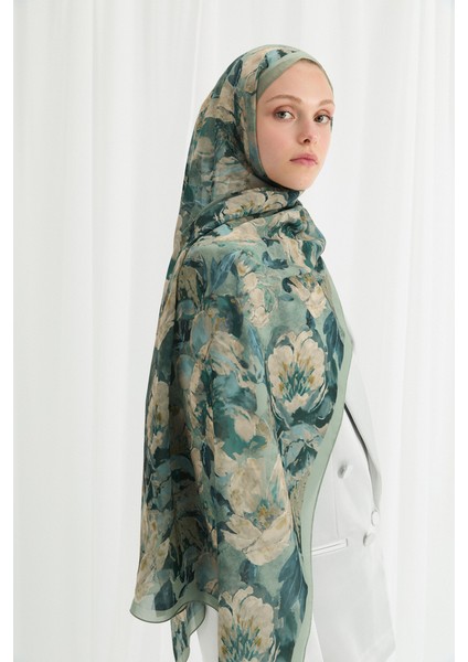 Aura Ipek Krep Şal - Mint fırsatları