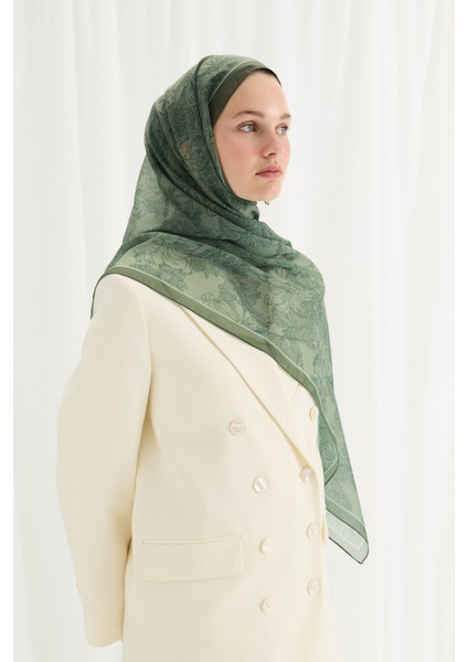 Viena Ipek Krep Şal - Yeşil fiyatları