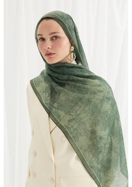 Viena Ipek Krep Şal - Yeşil modelleri