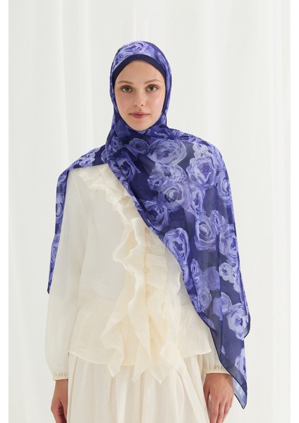 Valeria Ipek Krep Şal - Morcivert