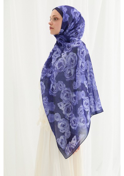 Valeria Ipek Krep Şal - Morcivert fırsatları