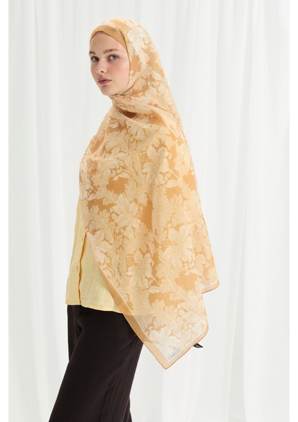 Viena Ipek Krep Şal - Tereyağ Sarısı fiyatları