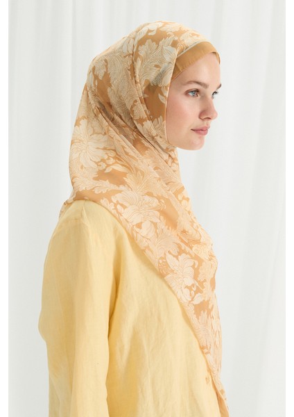 Viena Ipek Krep Şal - Tereyağ Sarısı modelleri