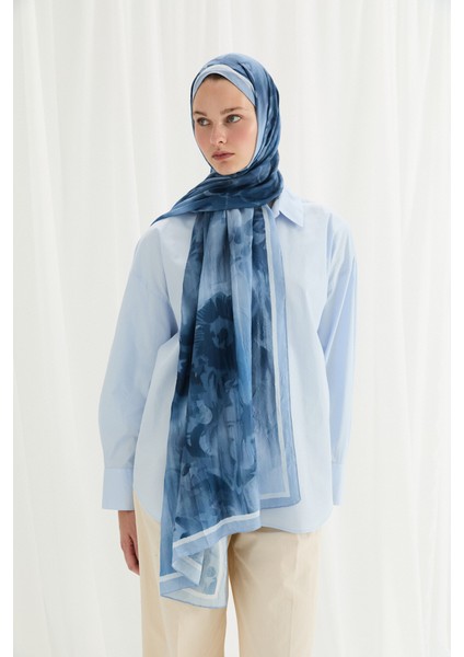 Velvet Kraş Şal - Soğuk Mavi fiyatları