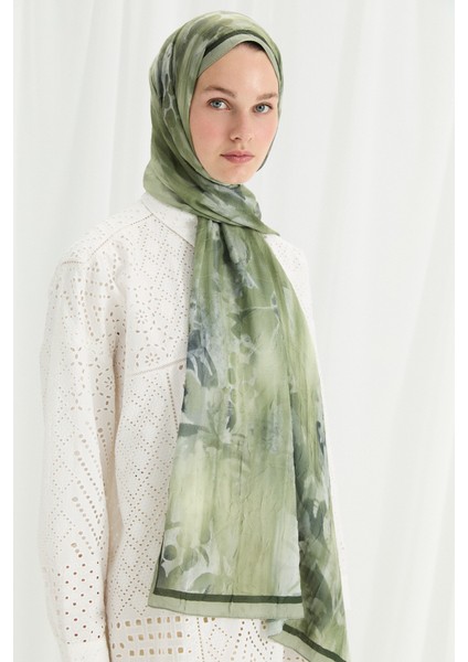 Velvet Kraş Şal - Yeşil modelleri