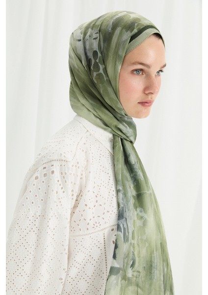 Velvet Kraş Şal - Yeşil fırsatları