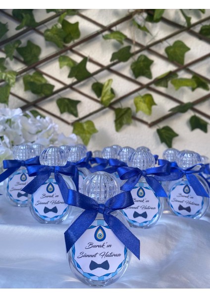 Hediyelik Pvc Şişe Kolonya Kişiye Özel Etiketli Sünnet Doğum Mevlüt Hediyeliği 10ADET fırsatları