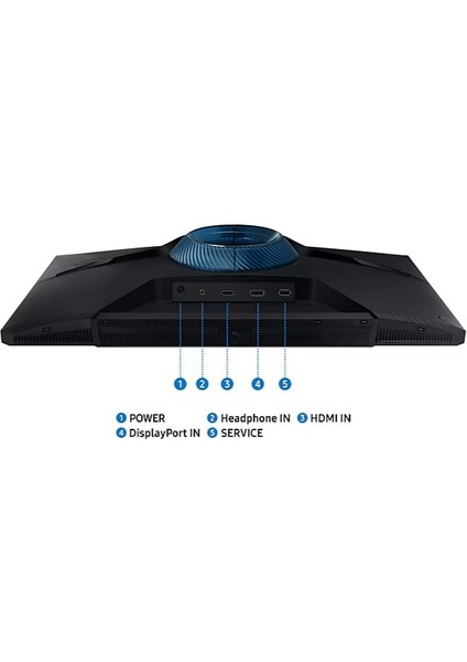 Odyssey G3 24" 180 Hz 1 Ms (HDMI+DP) FHD Pivot Gaming Monitör LS24DG302EUXUF
