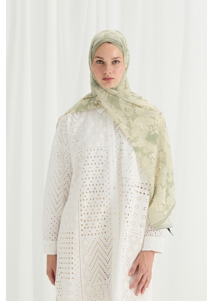 Viena Ipek Krep Şal - Çağla