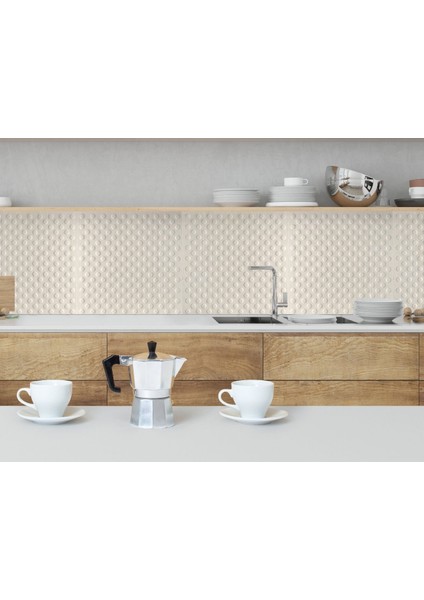 3 Boyutlu Duvar Paneli Kabartmalı Puantiye Desen Pvc 41X41 Cm/ 6 Adet /1 M² Beyaz Huş indirimleri