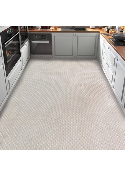 3 Boyutlu Duvar Paneli Kabartmalı Puantiye Desen Pvc 41X41 Cm/ 6 Adet /1 M² Beyaz Huş