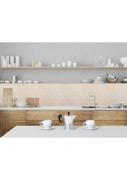 3 Boyutlu Duvar Paneli Kabartmalı Salon Desen Pvc 41X41 Cm/ 6 Adet /1 M² Beyaz Huş indirimleri