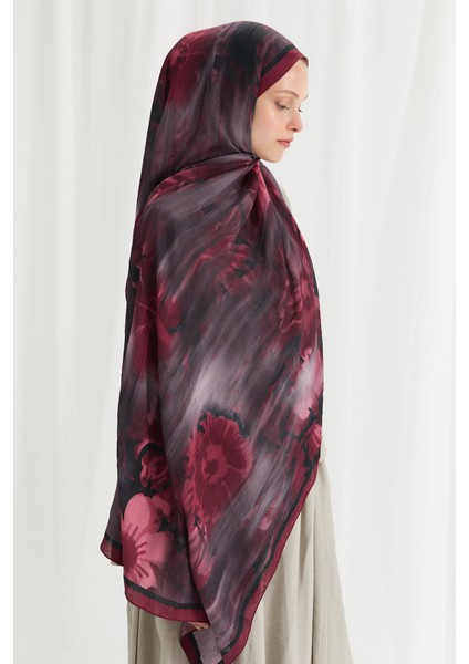 Velvet Kraş Şal - Bordo modelleri