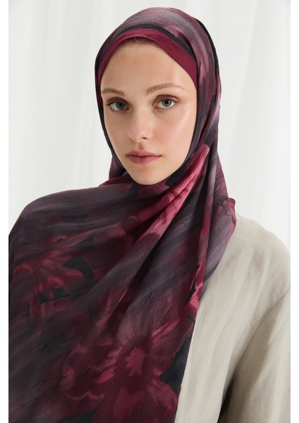 Velvet Kraş Şal - Bordo fırsatları