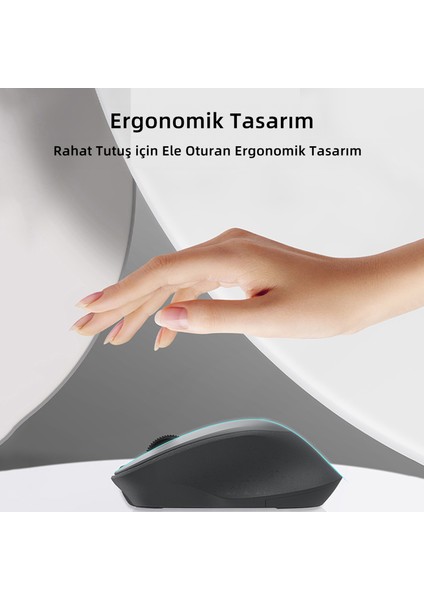 SPK7448 Kablosuz 1600DPI 3 Tuşlu Optik Mouse Siyah