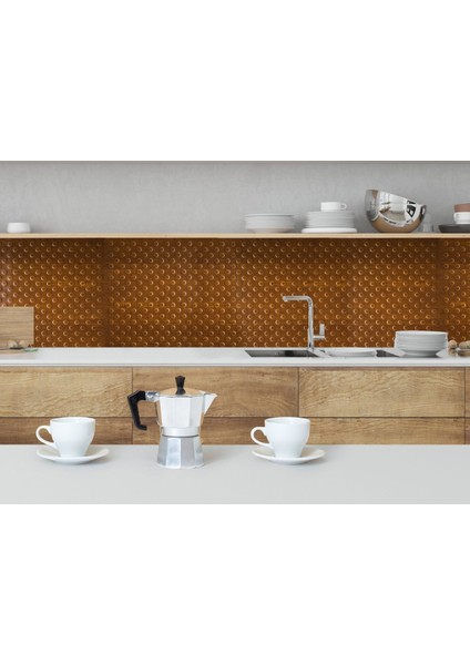 3 Boyutlu Duvar Paneli Kabartmalı Puantiye Desen Pvc 41X41 Cm/ 6 Adet /1 M² Altın Meşe indirimleri