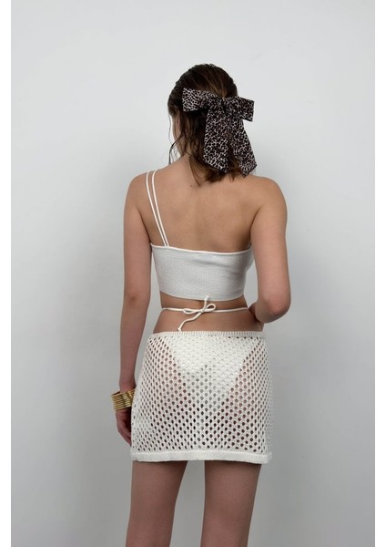 Ipeksi Örgü Mini Etek