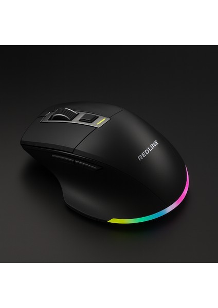 RGM-524W Siyah Kablosuz Oyuncu Mouse Rgbs
