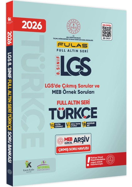 2026 8.Sınıf Full LGS Altın Seri TÜRKÇE MEB Çıkmış Soru Bankası Modüler Seti PDF/Video Çözümlü