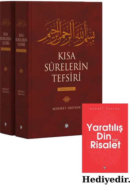 Mehmet Okuyan Kısa Surelerin Tefsiri (2 Cilt Takım) Kitap Hediyeli