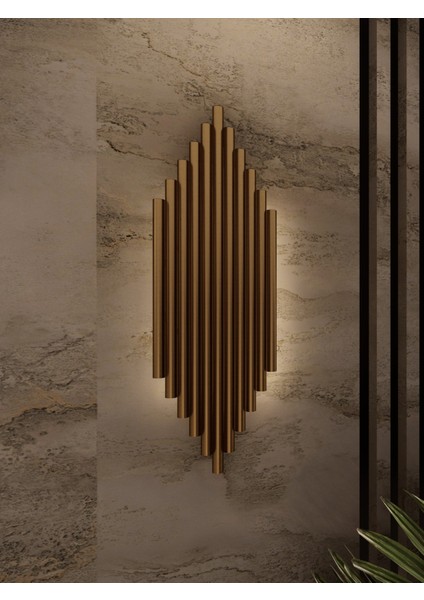 Nox Eskitme Modern Pilli Aplik | Sarı Işık Yayan Duvar Tipi Dekoratif Lamba modelleri