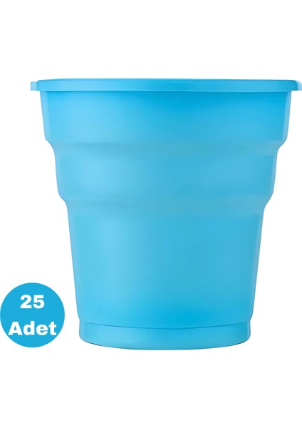 Mavi Plastik Bardak 25 Adet